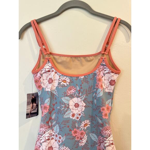 NWT Eleve Farrah Seascape leotard L - Picture 5 of 9